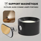 Support magnétique de Lumora™ : la lampe se décroche et devient portable