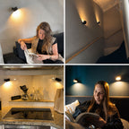 Lumora™ dans un salon, un escalier, une cuisine et une chambre