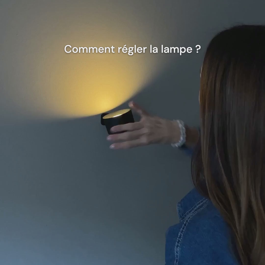 Réglage de la couleur et de la luminosité de l'applique Lumora™ au toucher et à la télécommande